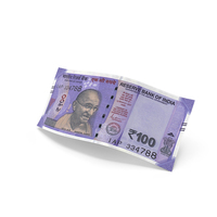 Indian 100 Rupees Money Slant Falling Note PNG & PSD Images
