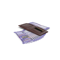 Leather Wallet Ground Bill Indian 100 Rupees Money PNG & PSD Images
