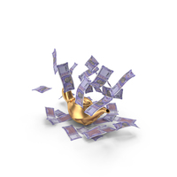 Magic Lamp Indian 100 Rupees Money Falling PNG & PSD Images