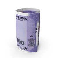 Single Indian 100 Rupees Money Role Note PNG & PSD Images