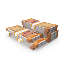 Currency Indian 200 Rupees Lots Six Bill Money PNG & PSD Images