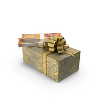 Gift Box With Indian 200 Rupees Money Notes Lots On Top PNG & PSD Images