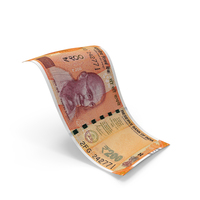 Indian 200 Rupees Money Note Falling PNG & PSD Images