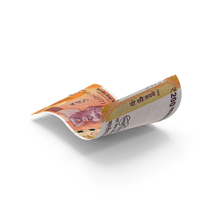 Indian 200 Rupees Money Note Fly PNG & PSD Images