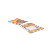 Split Two Apart Indian 200 Rupees Money Note PNG & PSD Images