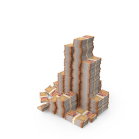 Tall Heavy Cash Indian 200 Rupees Money PNG & PSD Images