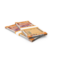 Two Currency Indian 200 Rupees Block Money PNG & PSD Images