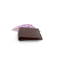 Brown Wallet Indian 2000 Rupees Money Bills PNG & PSD Images