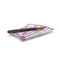 Indian 2000 Rupees Money Notes Currency Bill Ground Spread Pen PNG & PSD Images