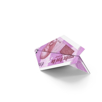 Paper Plane Indian 2000 Rupees Note Money PNG & PSD Images