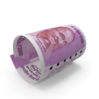 Single Note Indian 2000 Rupees Money Fly PNG & PSD Images