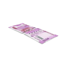 Split Two Pieces Indian 2000 Rupees Money Note PNG & PSD Images