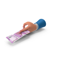 Two Finger Cash Give Indian 2000 Rupees Money Note Hand Hold PNG & PSD Images