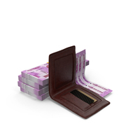 Wallet Open Indian 2000 Rupees Money Bills Ground PNG & PSD Images
