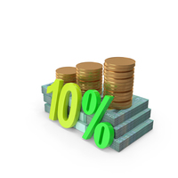 10 Percent Jordan 20 Dinars Money Notes With Gold Coins PNG & PSD Images