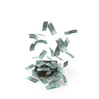 Jordan 20 Dinars Falling Graduation Cap Study PNG & PSD Images