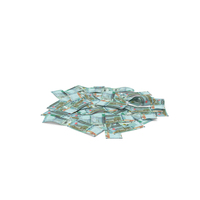 Jordan 20 Dinars Money Notes Bill Pile Ground PNG & PSD Images