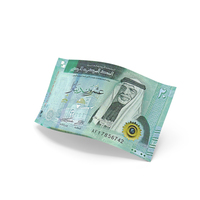 Jordan 20 Dinars Money Slant Falling Note PNG & PSD Images