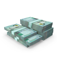 Money Currency Jordan 20 Dinars Lots Six Bill PNG & PSD Images