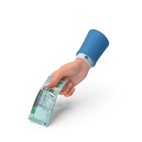 Money Right Hand Giving Jordan 20 Dinars Note PNG & PSD Images