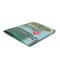 Money Two Jordan 20 Dinars Note Folded PNG & PSD Images
