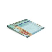 Single Jordan 20 Dinars Note Proper Fold Ground PNG & PSD Images