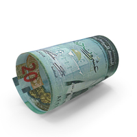 Single Note Jordan 20 Dinars Money Fly PNG & PSD Images