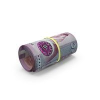 Bill Jordan 50 Dinars Notes Rolled PNG & PSD Images