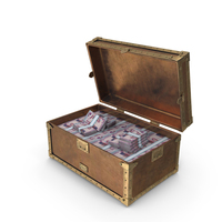 Jordan 50 Dinars Money Treasure Box PNG & PSD Images
