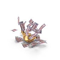 Magic Lamp Jordan 50 Dinars Money Falling PNG & PSD Images