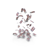 Money Few Jordan 50 Dinars Notes Falling Money PNG & PSD Images
