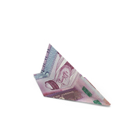 Paper Plane Jordan 50 Dinars Money Note PNG & PSD Images
