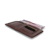 Wallet Open Currency Bill Jordan 50 Dinars Money PNG & PSD Images