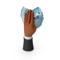 Bill Kuwait 10 Dinars Money Notes Cash Hand Hold PNG & PSD Images