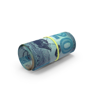 Bill Kuwait 10 Dinars Rolled PNG & PSD Images