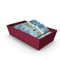 Box With Lots Kuwait 10 Dinars Money Notes PNG & PSD Images