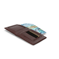 Brown Wallet Kuwait 10 Dinars Money Bill Ground PNG & PSD Images