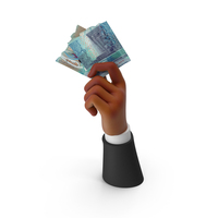 Cash Kuwait 10 Dinars Money Split Note Hand Hold PNG & PSD Images