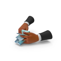 Counting Kuwait 10 Dinars Money Notes Hand Hold PNG & PSD Images