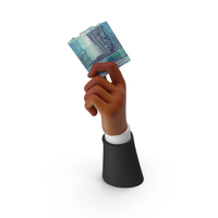Currency One Kuwait 10 Dinars Money Split Note Hand Hold PNG & PSD Images
