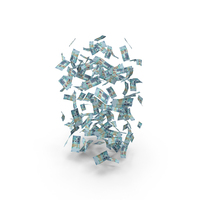 Falling Kuwait 10 Dinars Notes Money PNG & PSD Images
