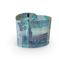 Heart Shape Kuwait 10 Dinars Note PNG & PSD Images