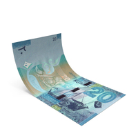 Kuwait 10 Dinars Money Note Bend Ground PNG & PSD Images
