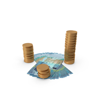 Kuwait 10 Dinars Money Notes Curency Gold Coins PNG & PSD Images