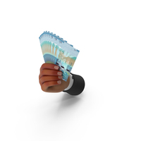 Kuwait 10 Dinars Notes Holding Hand Money PNG & PSD Images