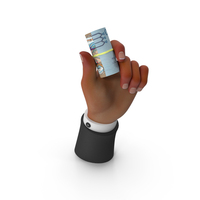 Kuwait 10 Dinars Roll Holding Hand PNG & PSD Images