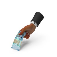 Right Hand Giving Kuwait 10 Dinars Note Money PNG & PSD Images