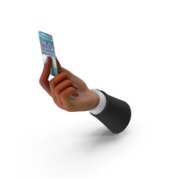 Showing Folded Kuwait 10 Dinars Hand PNG & PSD Images