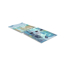 Split Two Pieces Kuwait 10 Dinars Money Note PNG & PSD Images