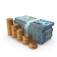 Tax Pay Kuwait 10 Dinars Money Notes Lots Gold Coins PNG & PSD Images
